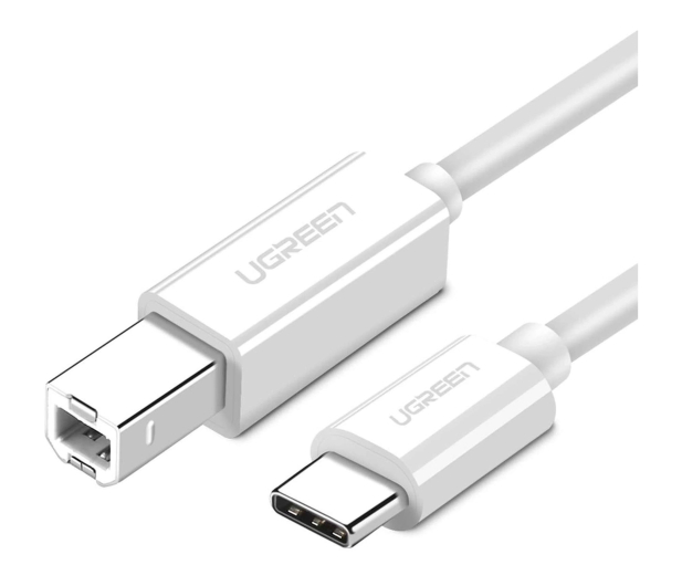UGREEN Kabel USB 2.0 C-B US241 do drukarki 1.5m biały - 1489104 - zdjęcie